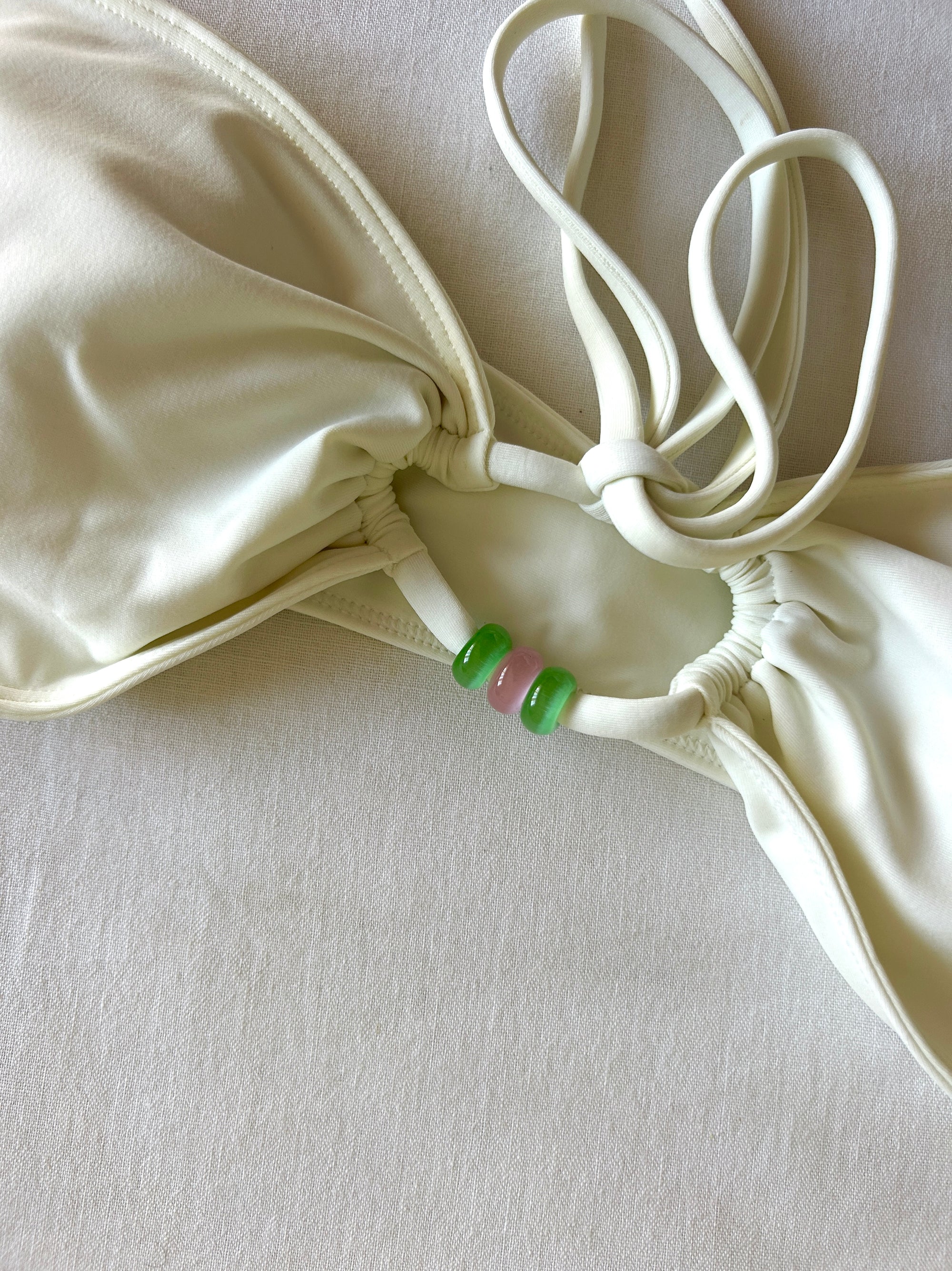 CREAM DAHLIA BANDEAU | SIZE X LARGE
