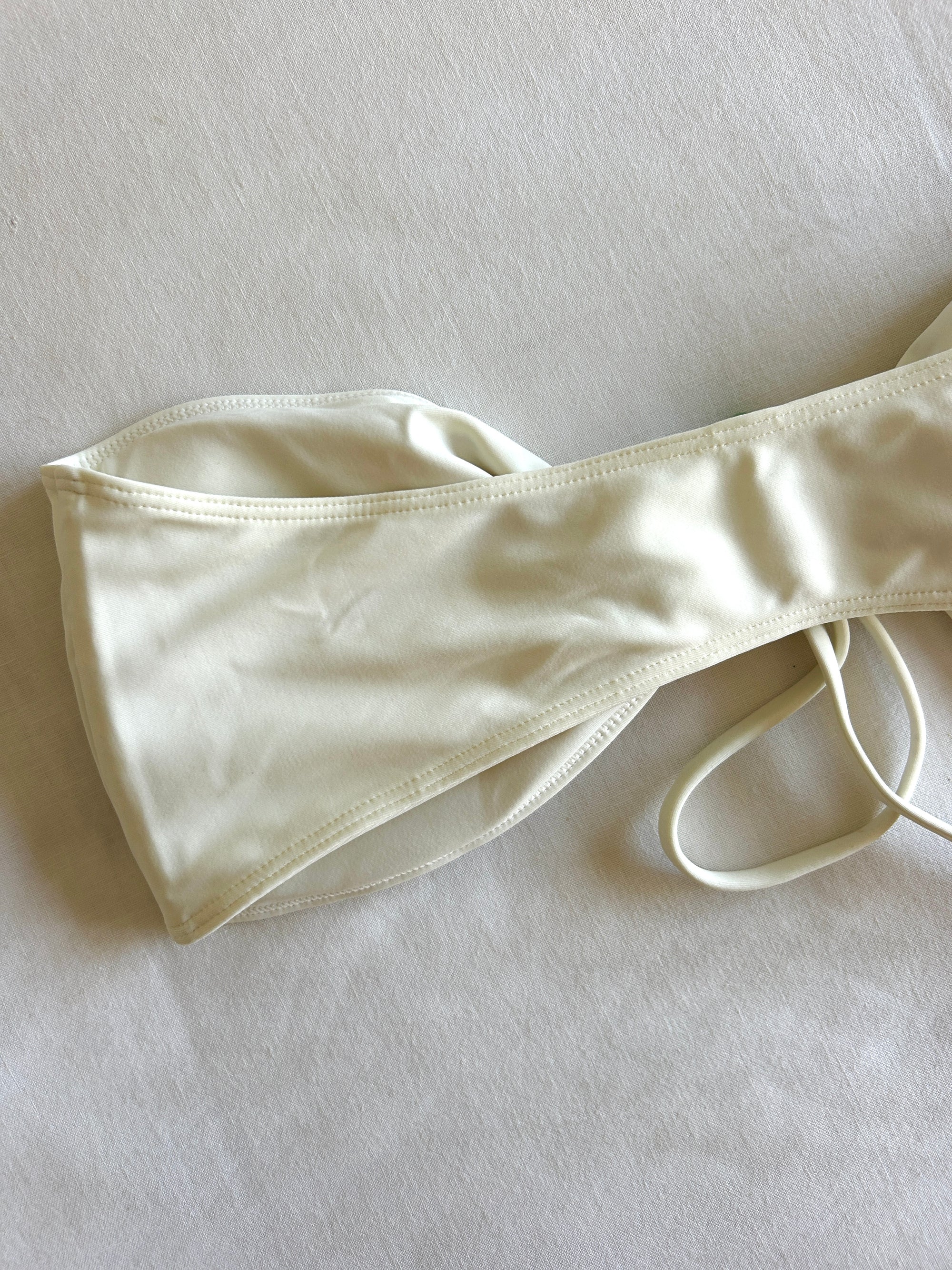 CREAM DAHLIA BANDEAU | SIZE X LARGE
