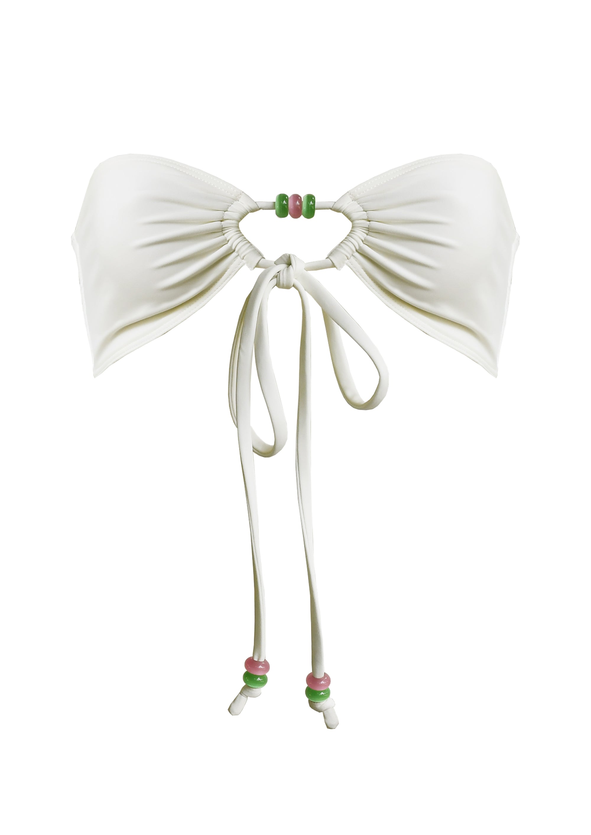 CREAM DAHLIA BANDEAU | SIZE X LARGE