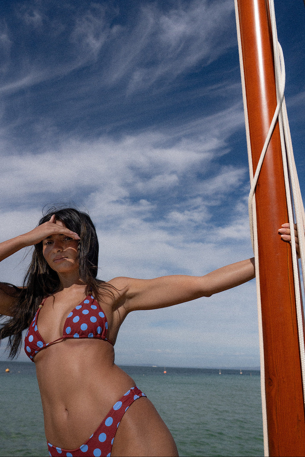 IVY TIE TRIANGLE TOP