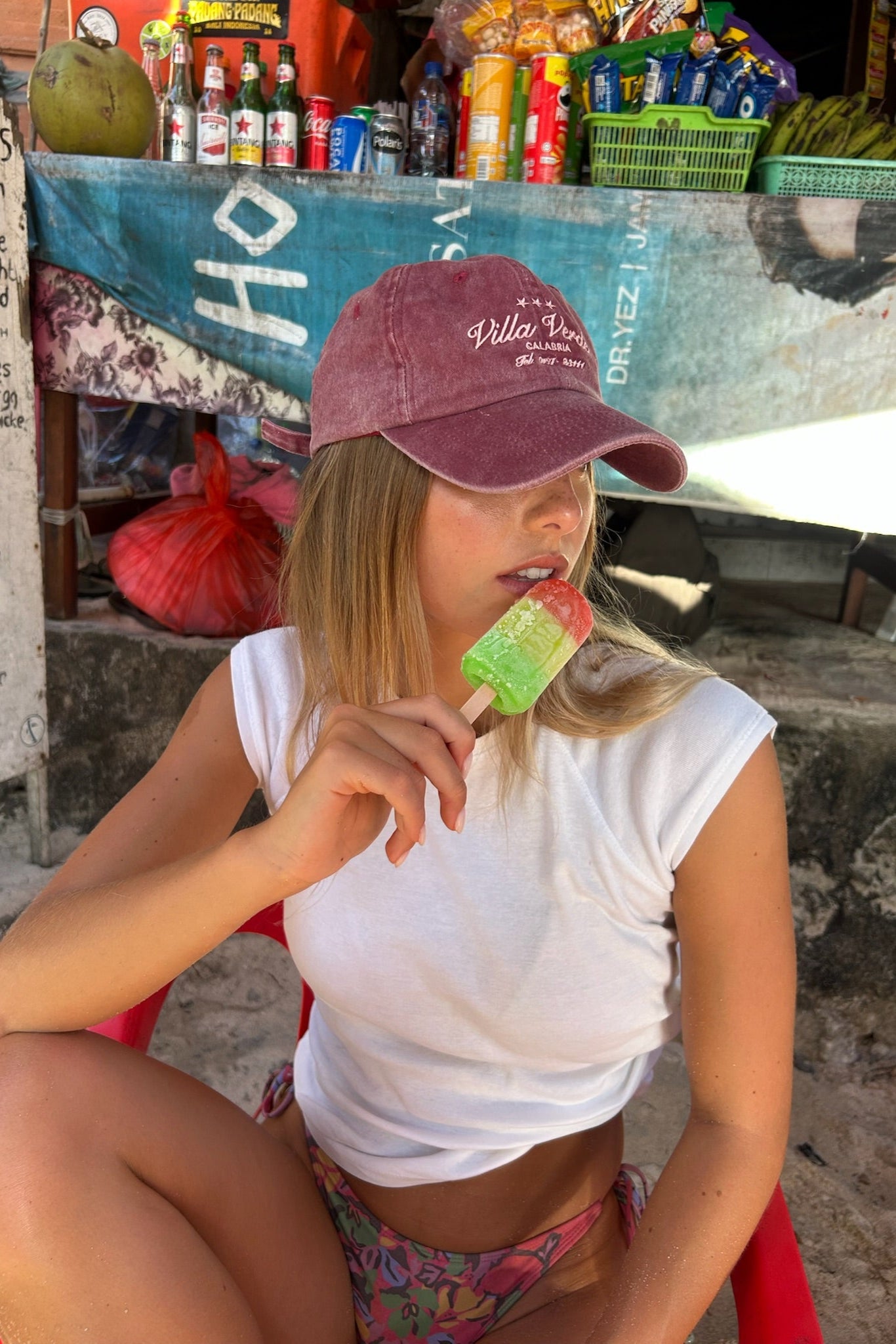 VILLA VERDE CAP | CHERRY