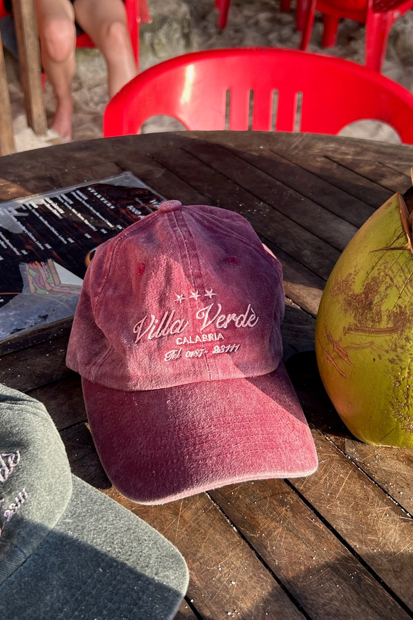 VILLA VERDE CAP | CHERRY